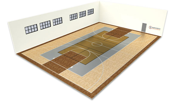 Medium-size indoor court