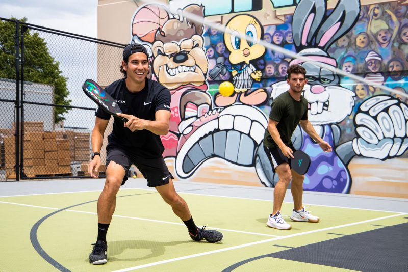 Tyler Loong tests SnapSports new Pickleball surface: Outdoor Revolution PS