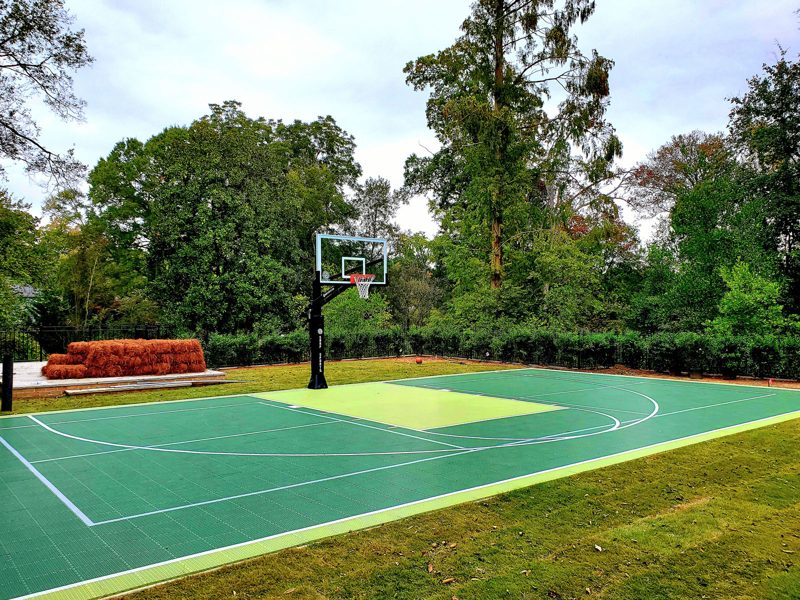 Green backyard multi-court