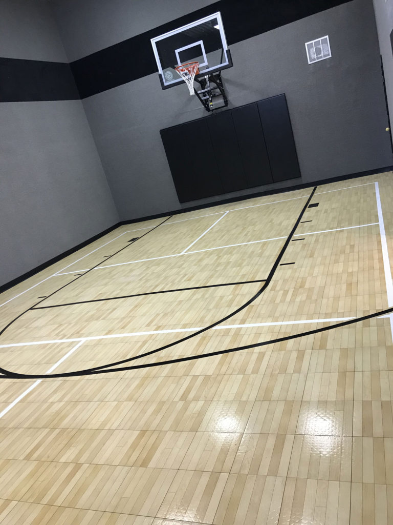 23 x 39 Indoor multi-court with Maple TuffShield in Kaysville, UT