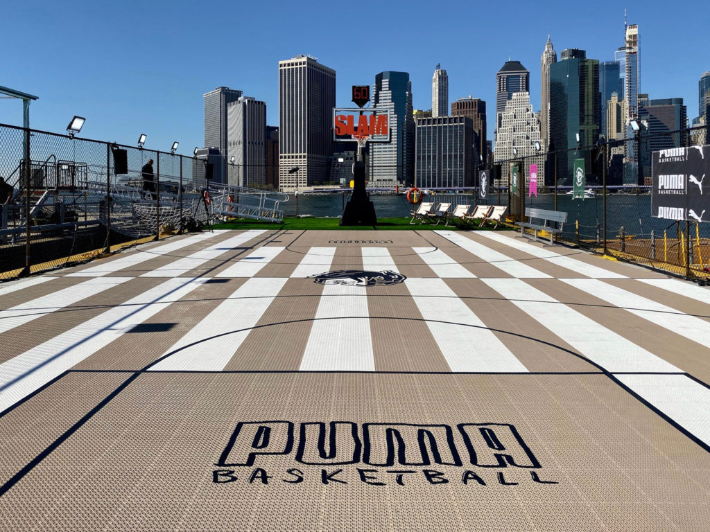 Puma Basketball full court with Outdoor Revolution