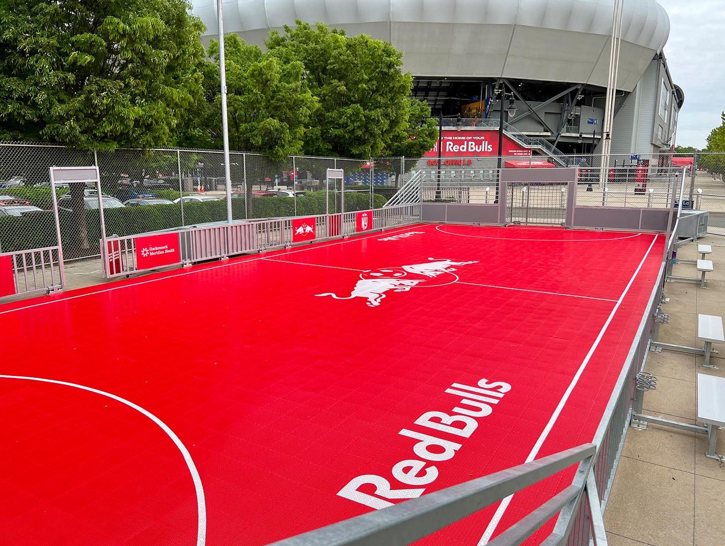 MLS New York Red Bulls Build SnapSports® Futsal Mini-Pitch at Red Bull Arena  - SnapSports