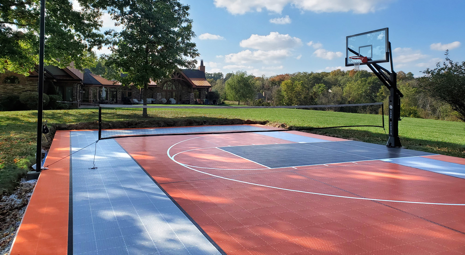 SnapSports Backyard Basketball Courts