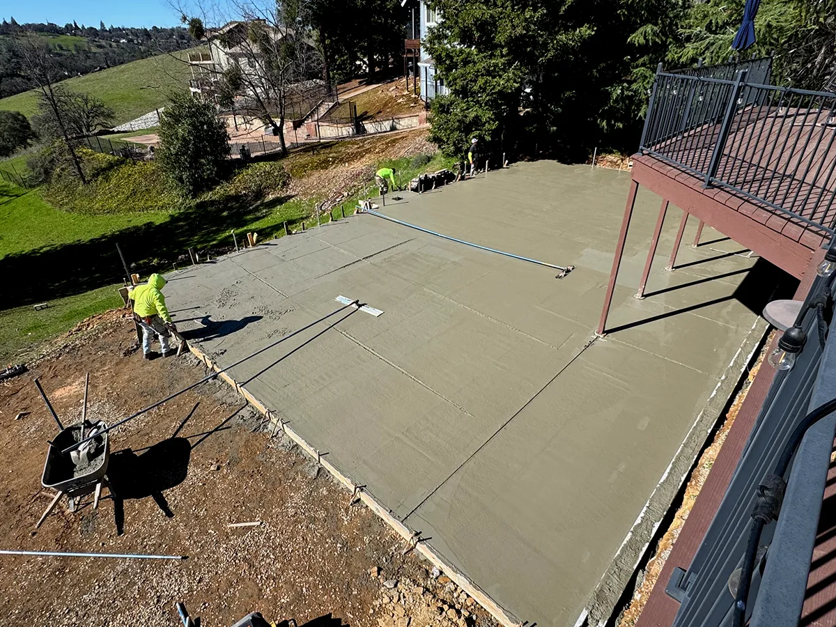 Custom Sport Spaces concrete slab Custom Sport Spaces concrete slab