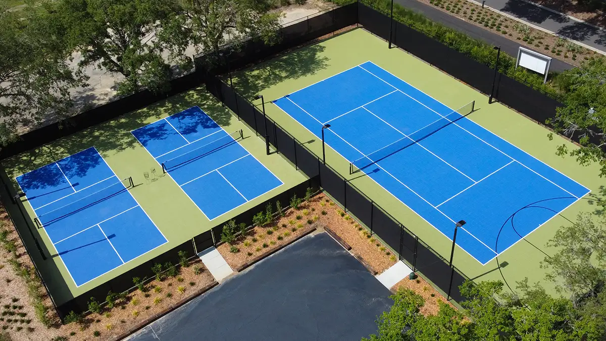 The Pickleball and tennis courts at Cabot Citrus Farms